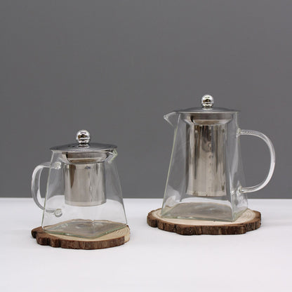 Glass Infuser Teapot - Tower Shape - 350ml