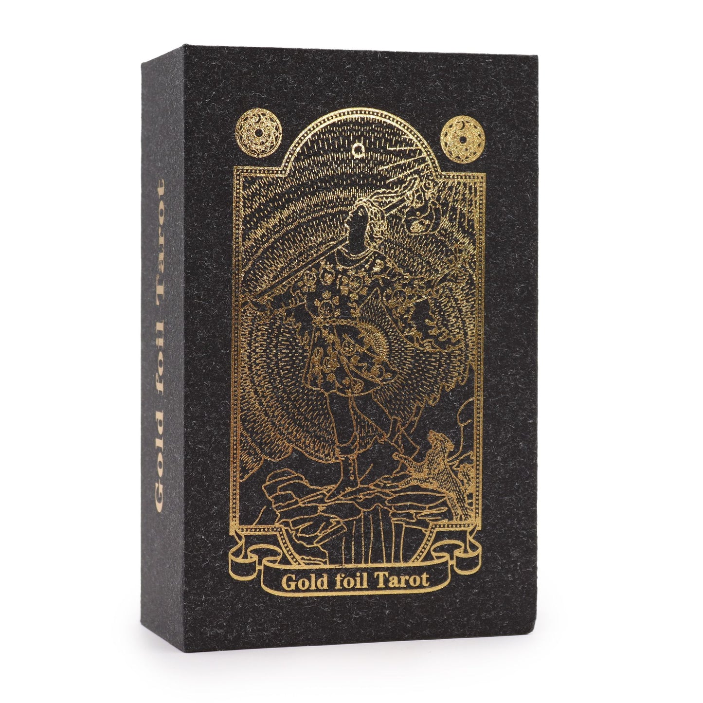 Beautifully presented Gold Foil Tarot Set with Book - Gift Boxed