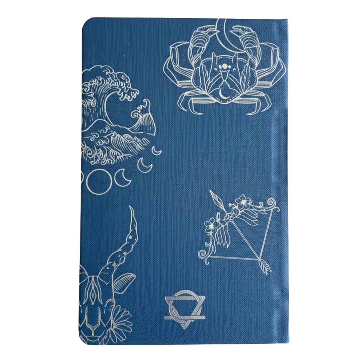 Beautiful Midnight Blue Wellness Journal - filled with reflection prompts, affirmations and much much more