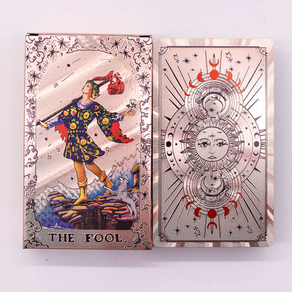 Equisite Rose Gold Foil Tarot Card Set - Moon Phase - with booklet