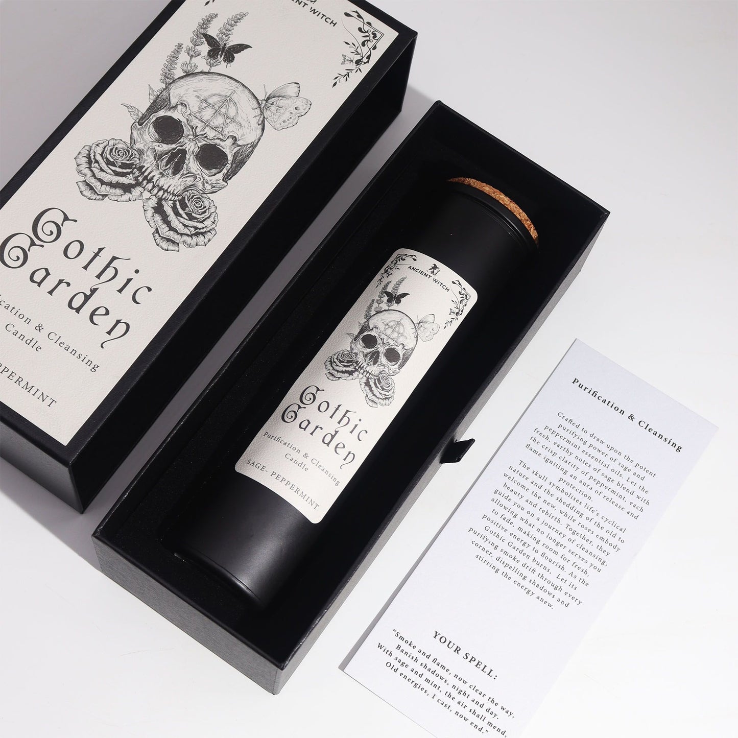 Ancient Ritual Candle - Gothic Garden Cleansing & Purification