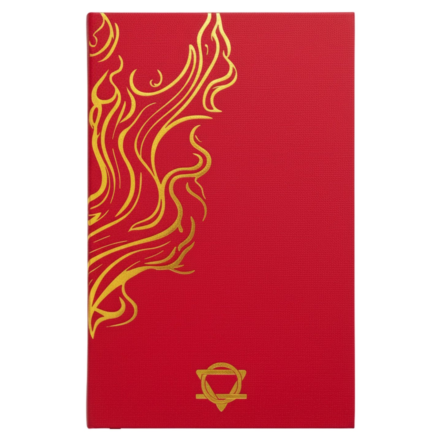 Beautiful Red & Gold Wellness Journal - 120 pages bringing balance and energy to your daily routine