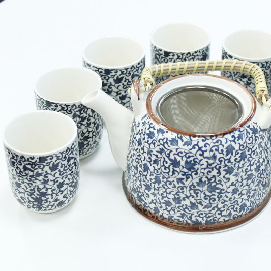 Cutesee Herbal Teapot Set - Blue Chintz