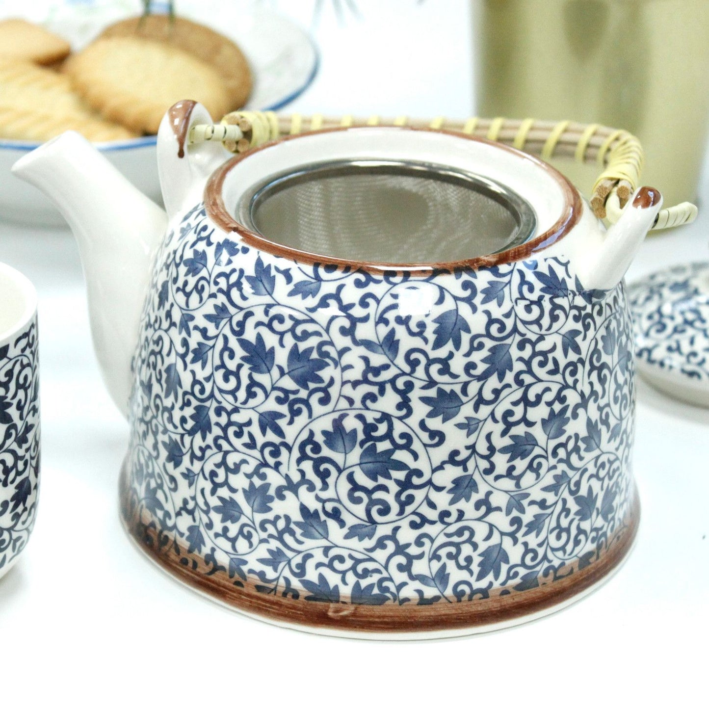 Cutesee Herbal Teapot Set - Blue Chintz